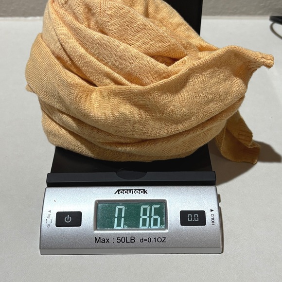 Eileen Fisher LongSleeve Asymmetrical Linen Cardigan Sweater Butter yellow Sz PM - Picture 11 of 11